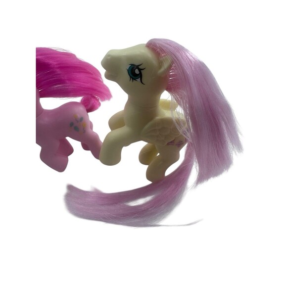 My Little Pony 2019 Retro Rainbow Lot Of 3 Pink Butterfly 6” Fast Shipping - Picture 4 of 16